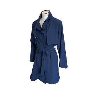 Style 5 Women’s Lightweight Long Jacket color Navy Approx Size Medium